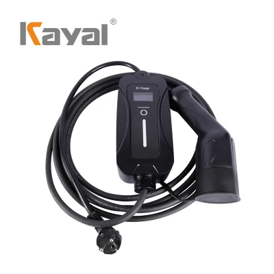 Kayal Portable AC Type 1 Evse Mode 2 EV Charger Single Phase Ice 62196 Connector