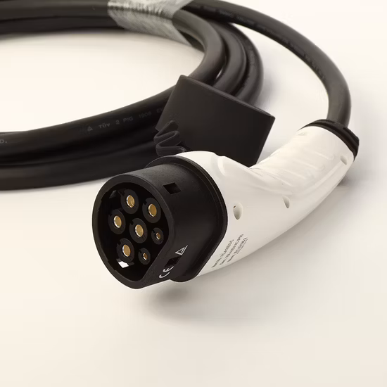 Electric Car Type 2 to Type 2 EV Charger 16A, 32A Electric Cable Plug Adapter Fast Charging Portable EV Charger