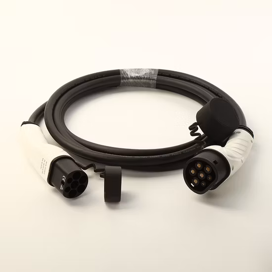 Electric Car Type 2 to Type 2 EV Charger 16A, 32A Electric Cable Plug Adapter Fast Charging Portable EV Charger